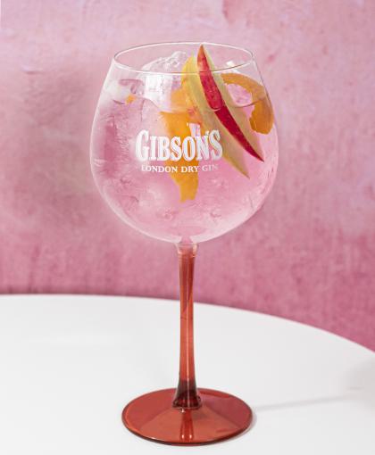 GIBSON'S Pink & Juice Tonic Cocktail gibson's